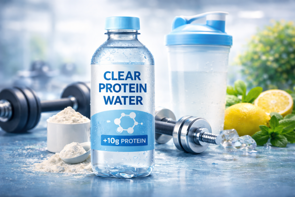 Clear Protein Water protein-infused hydration for health and wellness
